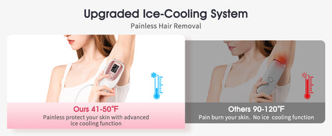 IPL Laser Epilator ice Cooling 999900 Flashes 2 Modes for Women Hair Trimmer Man Shaver Remover Bikinis Hair Cutting Machine