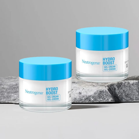 Neutrogena Hydro Boost Gel Cream 50ML, For dry skin, Long lasting 72h, Hyaluronic Acid, Oil & fragrance-free,hydrated & glowing