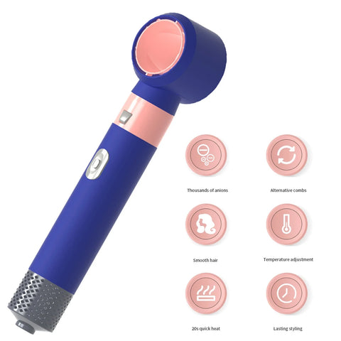 5 in 1 Hair Dryer Hot Comb Set Curling Iron with Curling Brush Professional Hair Straightener Hair Care Styling Tools Household