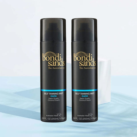 BONDI SANDS SELF TAN MIST DARK  250ML,Natural golden glow, with aloe vera, scent of fresh coconut, long lasting