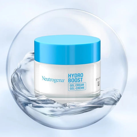 Neutrogena Hydro Boost Gel Cream 50ML, For dry skin, Long lasting 72h, Hyaluronic Acid, Oil & fragrance-free,hydrated & glowing