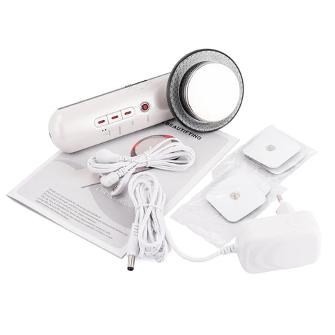 Ultrasonic Cavitation Face Lifting Beauty Machine EMS Infrared Ultrasound Body Slimming Massager Fat Burner Anti Wrinkle Device