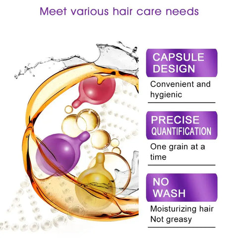 Sevich Mix Hair Vitamin Capsule Hair Treatment Oil Repair Damaged Smooth Hair Care Serum Nourishing Keratin Complex Oil