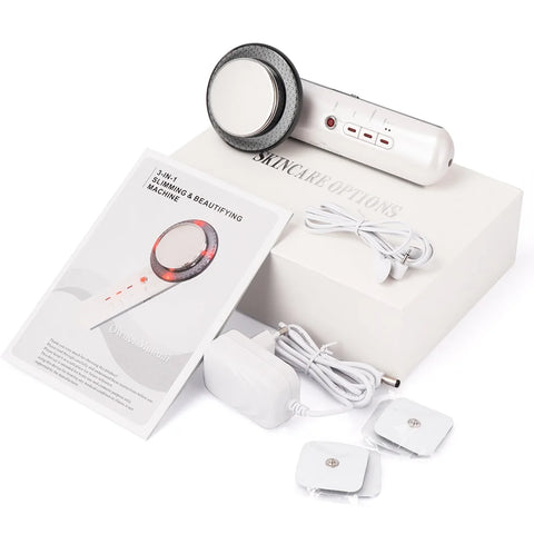 Ultrasonic Cavitation Face Lifting Beauty Machine EMS Infrared Ultrasound Body Slimming Massager Fat Burner Anti Wrinkle Device