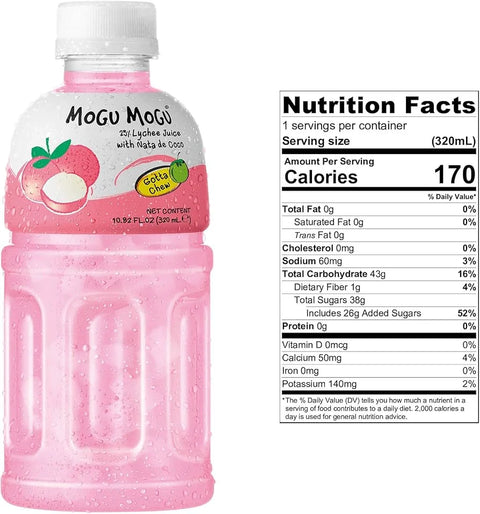 Mogu Mogu Lychee 24*320ml