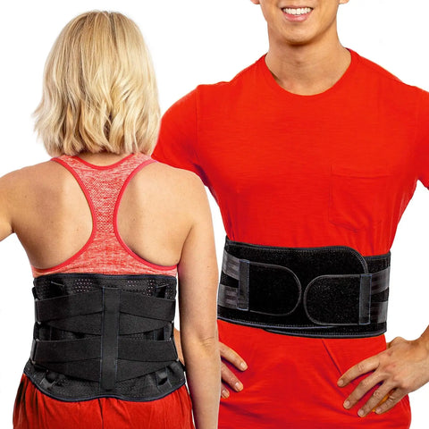 Back Brace  Back Support Belts for Men Women Compression Lower Back Brace for Pain Relief  Strained Muscles Breathable Lumbar