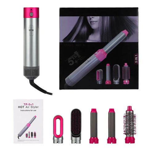 5 In 1 Hair Dryer Professional High-Speed Curling lron Hot Air Comb Set For Dyson Airwrap Straightener Styling Tool