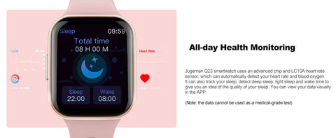 Smart Watch, Fitness Tracker Watch for Men Women, 1.69'' Touch Smartwatch Fitness Watch with Pedometer/Sleep Monitor.