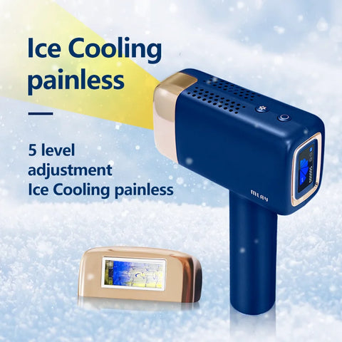 MLAY T14 Laser Hair Removal Permanent Malay IPL Epilator Ice Cool Painless Depilador a Laser 500000 Flashes Face Body Epilator