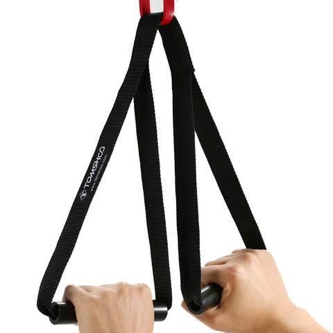 5 Packs Pull Up Assist Bands Set Resistance Loop Bands Powerlifting Exercise Stretch Bands with Door  and Handles Fitness