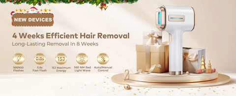 IPL Hair Removal 9 Levels 999900 Flashes MAX 15 J Laser Device Quick Flash 10 Mins for Women Men Whole Body Treament