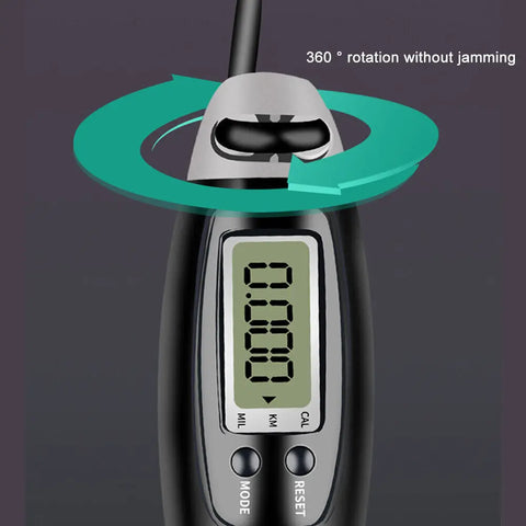 Cordless Skipping Rope Jump Ropes Smart Screen With Weighted For Sports Fiess~