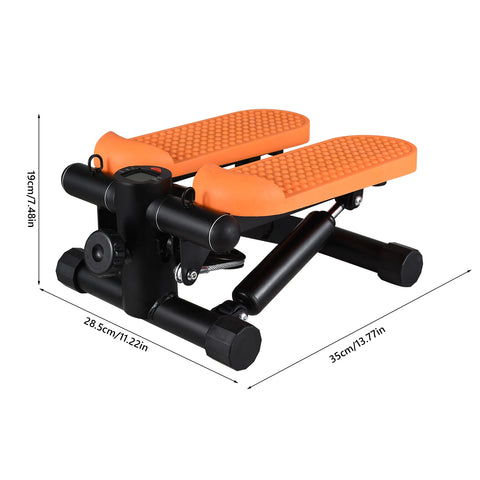 Stepper For Exercise At Home With Resistance Bands LCD Display Capacity 100kg Stair Stepper for Abdomen Waist Buttocks Legs