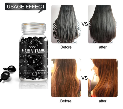 Sevich Mix Hair Vitamin Capsule Hair Treatment Oil Repair Damaged Smooth Hair Care Serum Nourishing Keratin Complex Oil