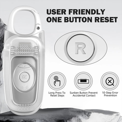 Large Screen 3D Pedometer Step Counter with Carabiner Compact Mini Step Counter Walking 3D Digital Pedometer For Exercise