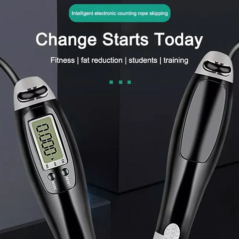 Cordless Skipping Rope Jump Ropes Smart Screen With Weighted For Sports Fiess~