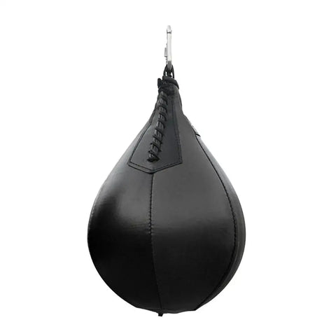 Boxing Speed Bag PU Leather Hanging Punching Ball Swivel Workout Speedball Kicking Platform Equipment MMA Training Speedball