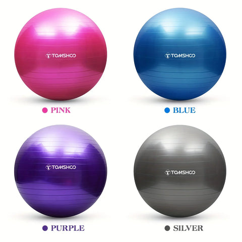 Antiburst Yoga Ball Thickened Stability Balance Ball Pilate Barre Physical Fitness Gym Ball 45CM/ 55CM/ 65CM/ 75CM Gift Air Pump
