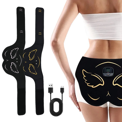 EMS Hips Trainer Butt Muscle Stimulator USB Charging Wearable Buttocks Toner 10 Modes 30 Levels with Remote Control for Women
