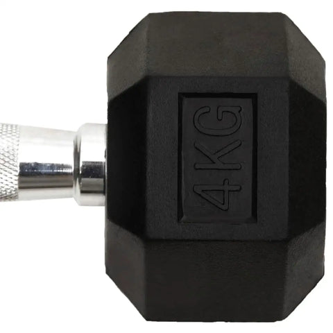 Set of 2 Cast Iron Dumbbells - 8kg Weights for Home Gym & Strength Training