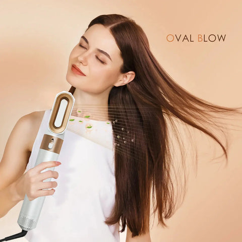 Electric Hair Dryer Hair 5 in 1  Styling Brush Hair Curler Air Styling Set UK