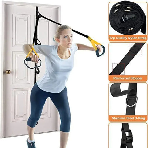 Upgrade Door Anchor Strap  Resistance Bands Exercises Anchor Gym Attachment   Fitness Portable Door Band Resistance