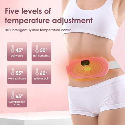 Heated Massage Warming Palace Belt For Girls During Menstrual Period Auntie Nuangongbao Intelligent Heating Waist Massage Device
