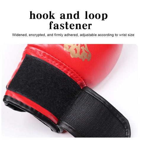 Kids Boxing Gloves Muay Thai Glove PU Leather Fitness Boxing Mittens Children Kickboxing Punching Training Hand Protector