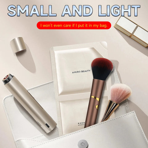 2 In 1 Portable Makeup Brush Rechargeable Electric Foundation Brush For Liquid Creams And Foundations