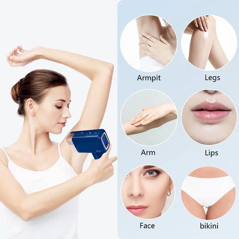 MLAY T14 Laser Hair Removal Permanent Malay IPL Epilator Ice Cool Painless Depilador a Laser 500000 Flashes Face Body Epilator