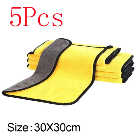 5x Super Absorbent Car Wash Microfiber Towel Cloth Car Cleaning towels Drying
