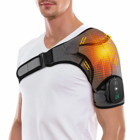 VIP Electric Shoulder Massager Heating Pad Vibration Massage Support Belt Shoulder Thermal  Brace