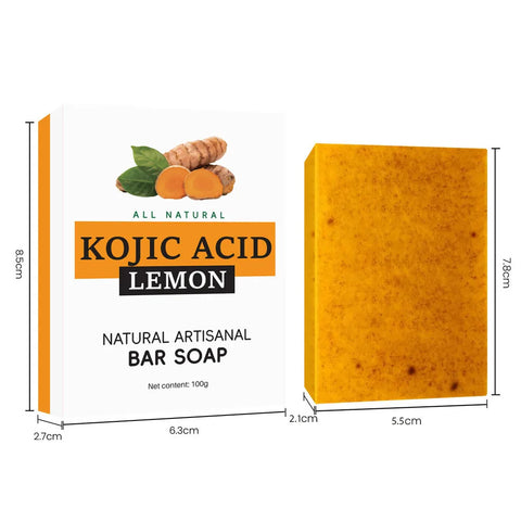 1/2/3PCS Turmeric Kojic Acid Brightening Skin Whitening Dark Lightening Acne Soap