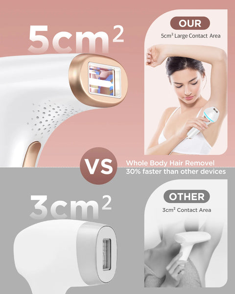 999900 Flashes 3-in-1 Laser Epilator Painless IPL Hair Removal for Women Bikini Legs Arms Laser Hair Remover Permanent Depilato