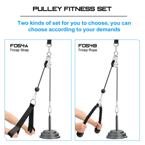 DIY Pulley Cable Machine Strength Training Equipment Attachment System Loading Pin Lifting Arm Biceps Triceps Blaster Hand