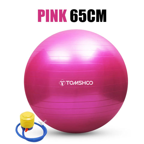 Antiburst Yoga Ball Thickened Stability Balance Ball Pilate Barre Physical Fitness Gym Ball 45CM/ 55CM/ 65CM/ 75CM Gift Air Pump