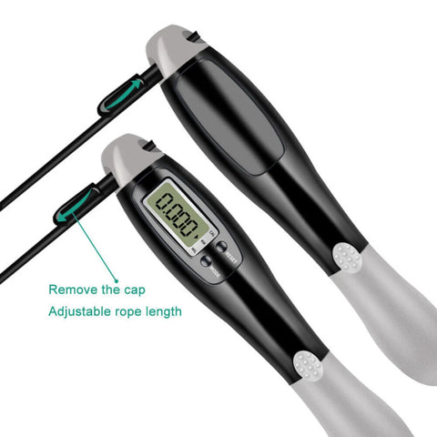 Cordless Skipping Rope Jump Ropes Smart Screen With Weighted For Sports Fiess~