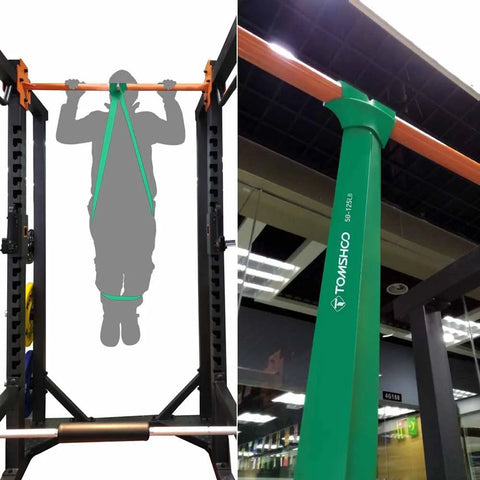5 Packs Pull Up Assist Bands Set Resistance Loop Bands Powerlifting Workout Exercise Stretch Bands with Door Anchor and Handles