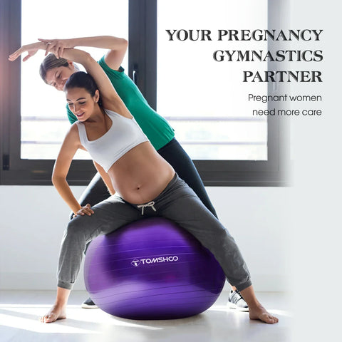 Antiburst Yoga Ball Thickened Stability Balance Ball Pilate Barre Physical Fitness Gym Ball 45CM/ 55CM/ 65CM/ 75CM Gift Air Pump