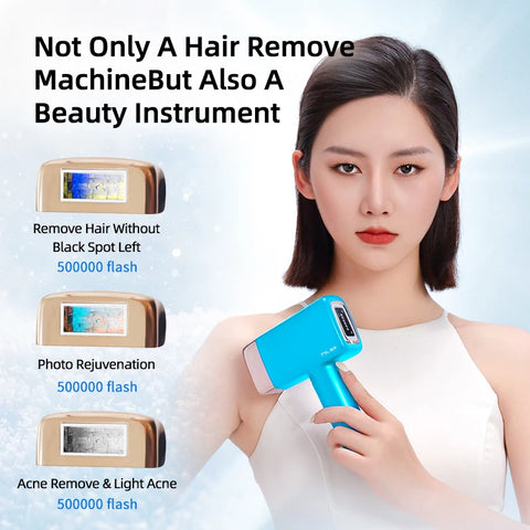 MLAY T14 Laser Hair Removal Permanent Malay IPL Epilator Ice Cool Painless Depilador a Laser 500000 Flashes Face Body Epilator