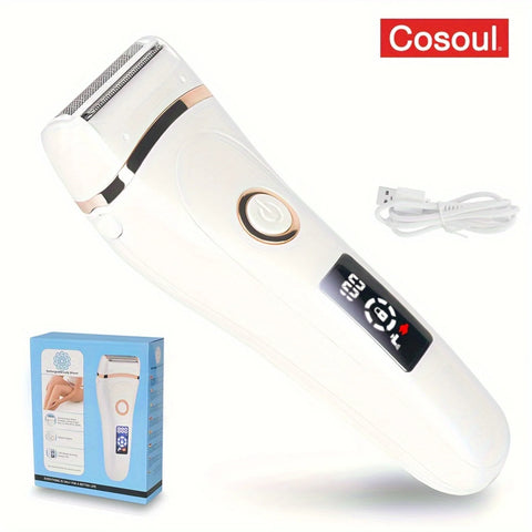 Rechargeable  Women's  - LED Display, Painless Hair Removal for Legs, Pubic & Sensitive Areas!