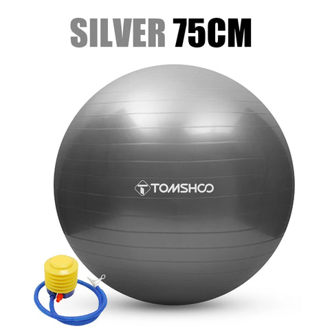 Antiburst Yoga Ball Thickened Stability Balance Ball Pilate Barre Physical Fitness Gym Ball 45CM/ 55CM/ 65CM/ 75CM Gift Air Pump