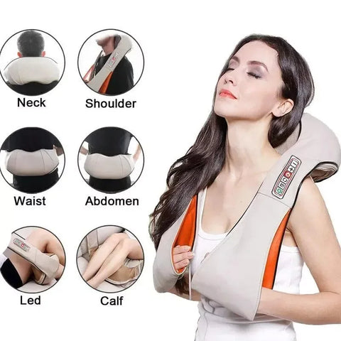 Shiatsu Back Neck Massager Electric Shoulder Massager with Heat Deep Tissue Home