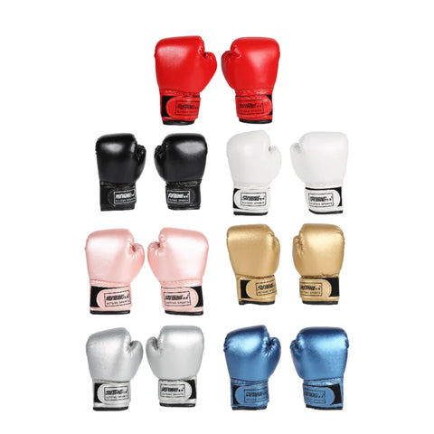 Kids Boxing Gloves Muay Thai Glove PU Leather Fitness Boxing Mittens Children Kickboxing Punching Training Hand Protector