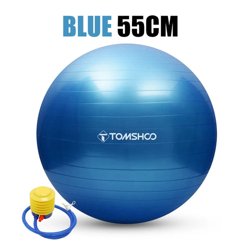 Antiburst Yoga Ball Thickened Stability Balance Ball Pilate Barre Physical Fitness Gym Ball 45CM/ 55CM/ 65CM/ 75CM Gift Air Pump