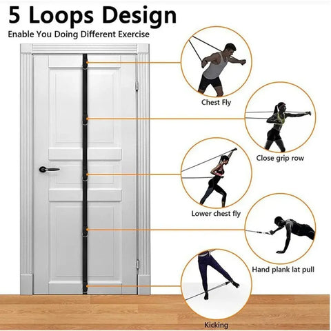 Upgrade Door Anchor Strap  Resistance Bands Exercises Anchor Gym Attachment   Fitness Portable Door Band Resistance