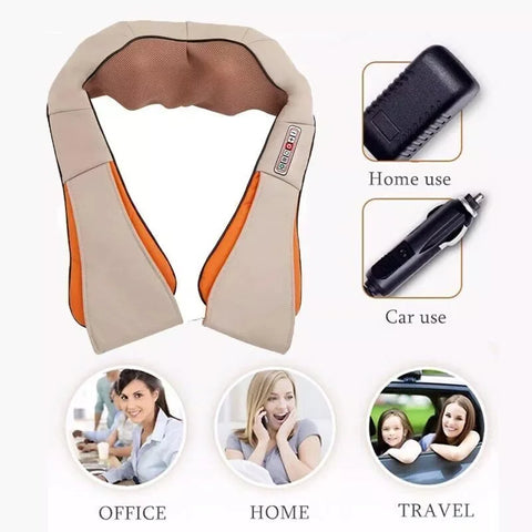 Shiatsu Back Neck Massager Electric Shoulder Massager with Heat Deep Tissue Home