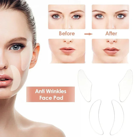 Reusable Silicone Invisible Facial Slimming Tape Pads Neck Eye Lifter Wrinkle Removal Sticker Anti Aging Patch Face Lift Tape