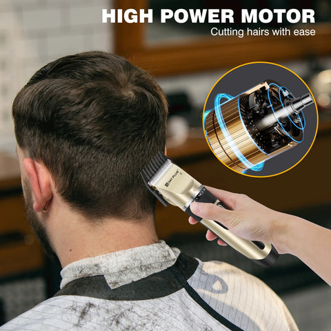 BRIEFNESS Hair Trimmer Pet Trimmer Silent All-In-One Body Hair Trimmer Cordless Precision Trimmer Runs for 90 Minutes