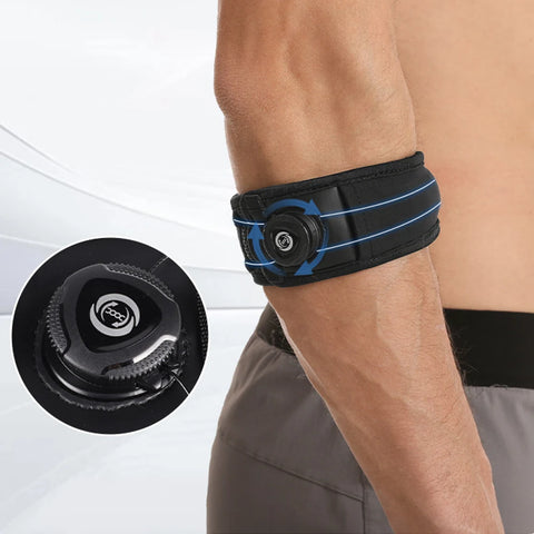 Adjustable Elbow Brace Tennis Elbow Brace Breathable Arm Support Band Non Slip Golf Elbow Strap Sports Elbow Protector Guard Pad